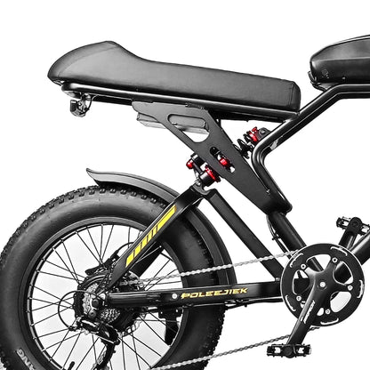 ⚡ BLJ-F4 RetroCruze™ – 20" Fat Tire Urban Electric Bike (1500W Dual Motor)
