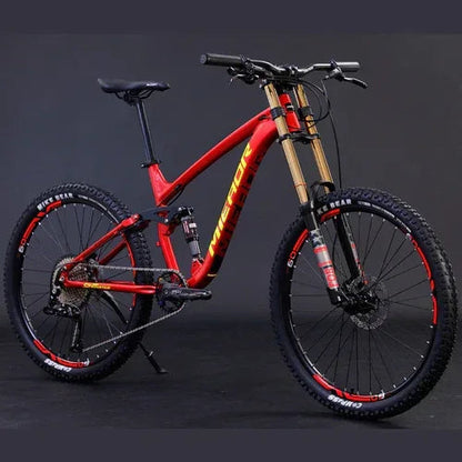 Mieaor™ TrailBlaze Pro – Full Suspension MTB (26/27.5", 11-Speed, Oil