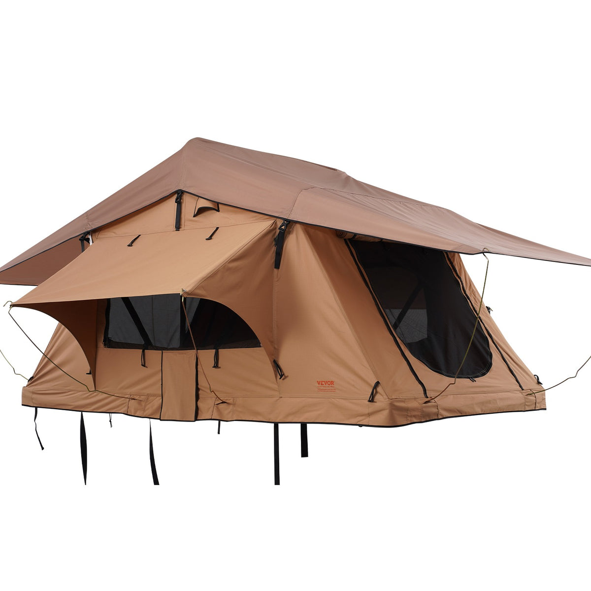 Softshell Roof Top Tent for 2-3 Person Waterproof for Jeep SUV W/ Ladder L Size