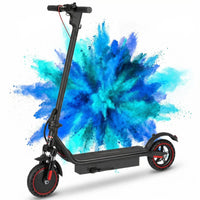 Electric Scooter,350W Motor up to 16MPH 21-24Miles Range 8.5" Solid Tires Portable Commuting Foldable Scooter for Adults with Dual Braking, Escooter for Adults Commuting