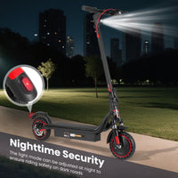 Electric Scooter,350W Motor up to 16MPH 21-24Miles Range 8.5" Solid Tires Portable Commuting Foldable Scooter for Adults with Dual Braking, Escooter for Adults Commuting