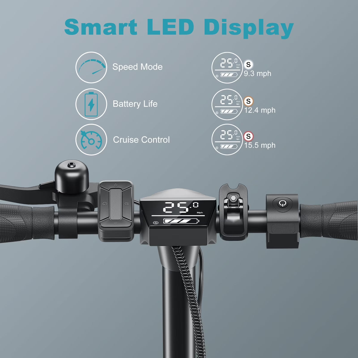 Electric Scooter for Adults, 350W Powerful Motor & 8.5" Solid Tires, Top 20 Mph & 20 Miles Range, Foldable Commuting E Scooter,Ul2272 Certified
