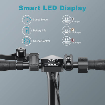 Electric Scooter for Adults, 350W Powerful Motor & 8.5" Solid Tires, Top 20 Mph & 20 Miles Range, Foldable Commuting E Scooter,Ul2272 Certified