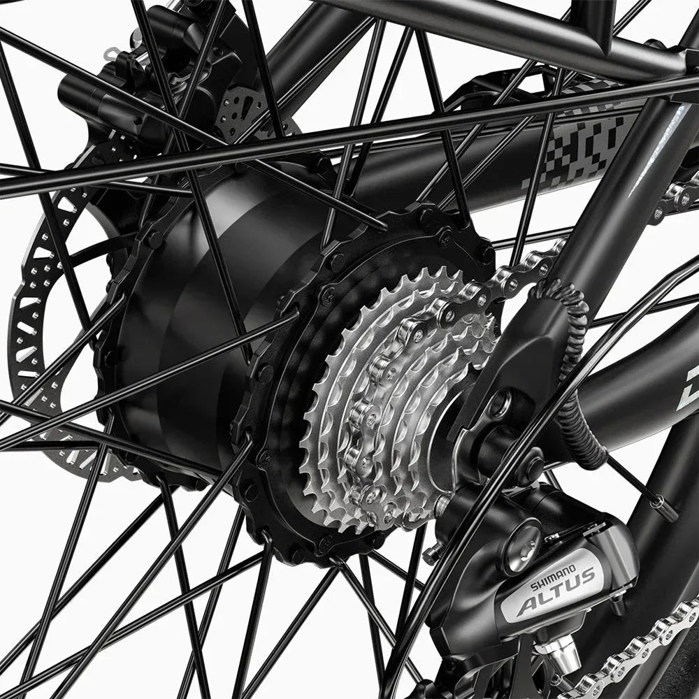 CYSUM Speedy electric mountain bike for men - 27.5 inch tire, max speed 40km/h