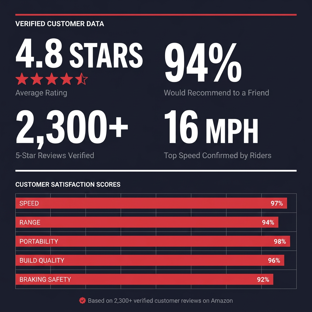 Electric Scooter,350W Motor up to 16MPH 21-24Miles Range 8.5" Solid Tires Portable Commuting Foldable Scooter for Adults with Dual Braking, Escooter for Adults Commuting — Results & Stats