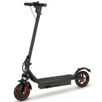 Electric Scooter,350W Motor up to 16MPH 21-24Miles Range 8.5" Solid Tires Portable Commuting Foldable Scooter for Adults with Dual Braking, Escooter for Adults Commuting — Studio Shot