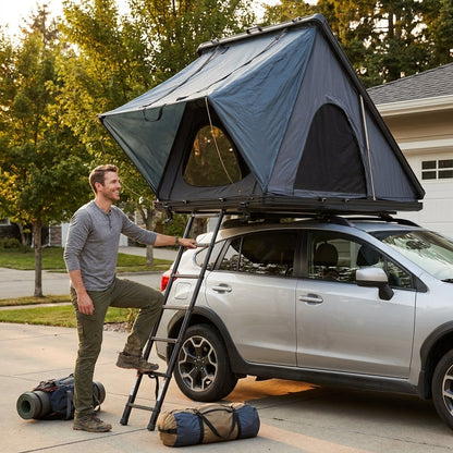 Hard Shell Rooftop Tent Pop-Up Tents 2-3 Person for SUV ‌Caravan Campervan — Lifestyle