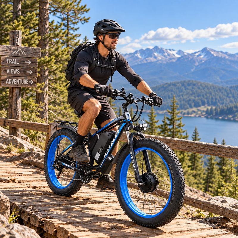 K800 Dual Motor 2000W All Terrain Fat Tire E Bike