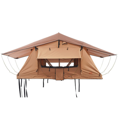 Softshell Roof Top Tent for 2-3 Person Waterproof for Jeep SUV W/ Ladder L Size