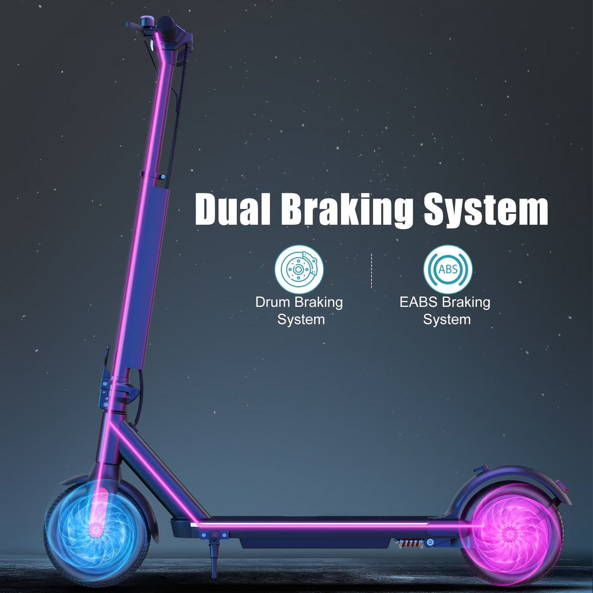Electric Scooter for Adults, 350W Powerful Motor & 8.5" Solid Tires, Top 20 Mph & 20 Miles Range, Foldable Commuting E Scooter,Ul2272 Certified