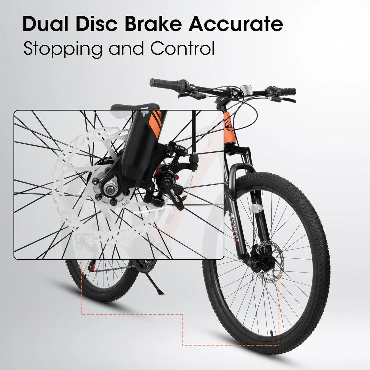A26322 TrailLite™ – 26" Aluminum Mountain Bike (21-Speed, Dual Disc,