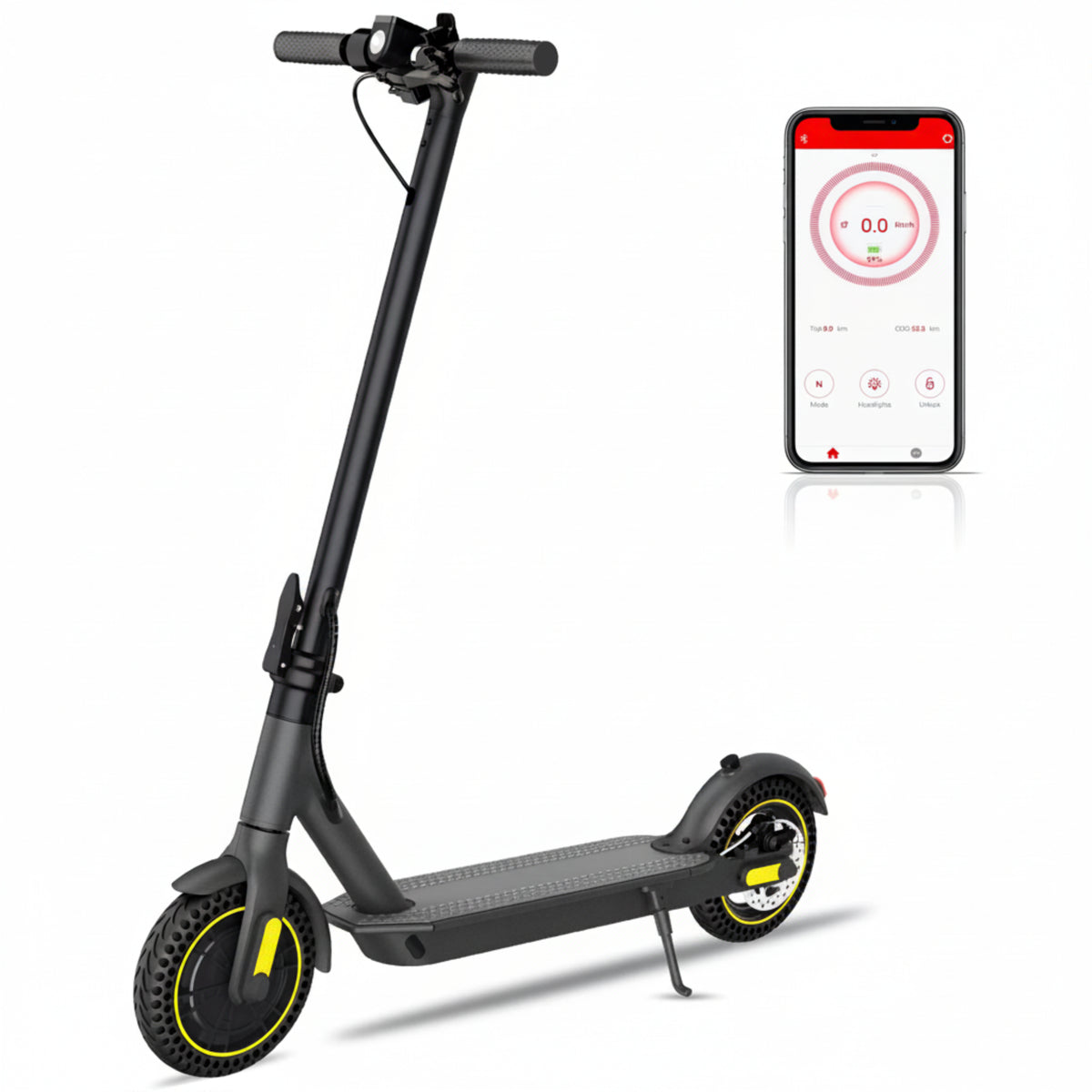Electric Scooter US Stock 350W 36V 7.8Ah Max Speed 30Km/H APP Smart Adult Scooter 10Inch Foldable Electric Scooter